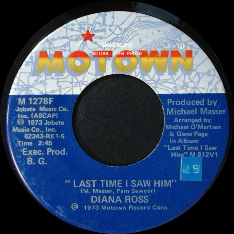 Diana Ross - Last Time I Saw Him / Save The Children side A