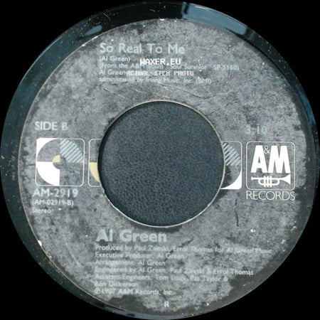 Al Green - Everything's Gonna Be Alright / So Real To Me side B