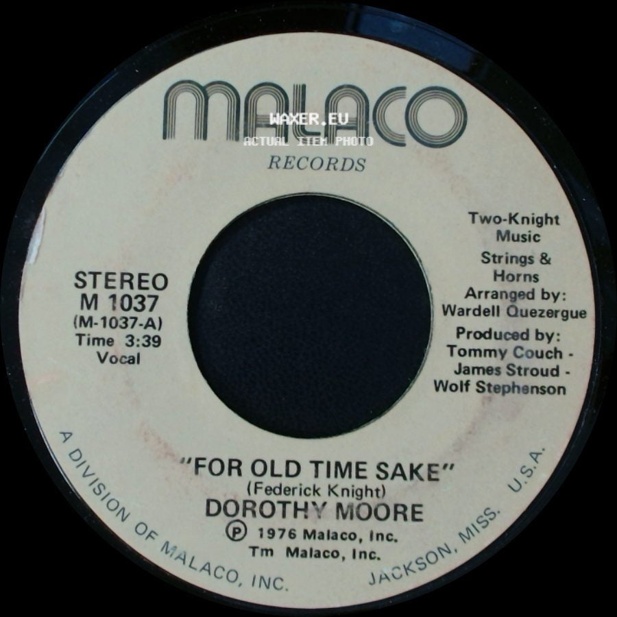 Dorothy Moore - For Old Time Sake / "Daddy's Eyes" side A