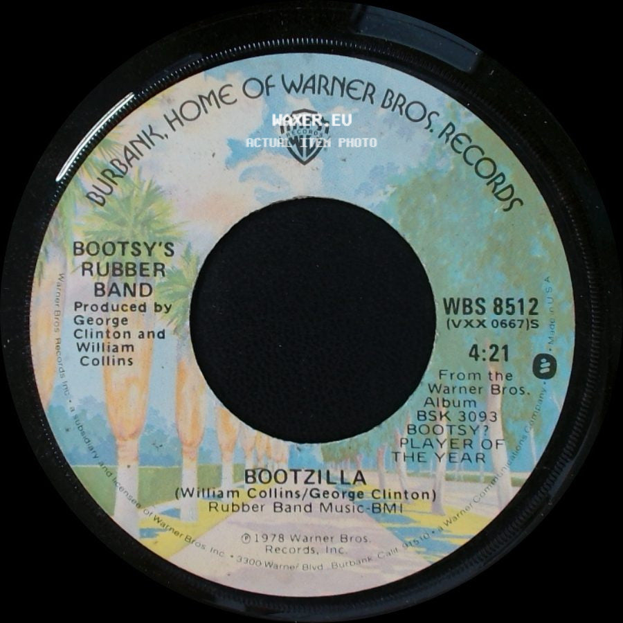 Bootsy's Rubber Band - Bootzilla / Vanish In Our Sleep side A