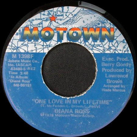 Diana Ross - Smile / One Love In My Lifetime side B
