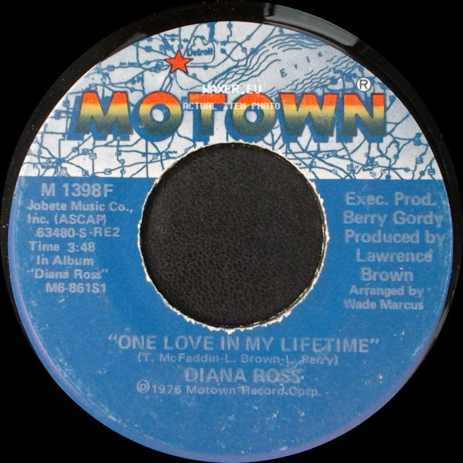 Diana Ross - Smile / One Love In My Lifetime side B