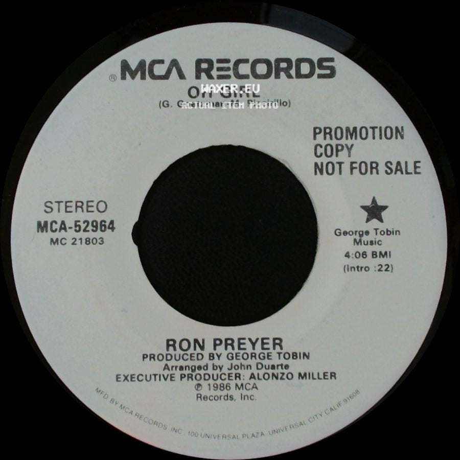 Ron Preyer - Oh Girl / Oh Girl side A
