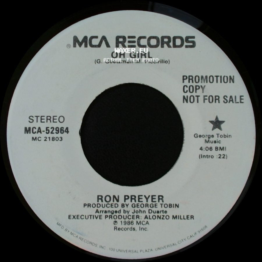 Ron Preyer - Oh Girl / Oh Girl side B