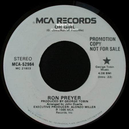 Ron Preyer - Oh Girl / Oh Girl side B