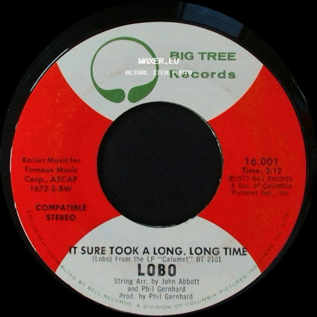 Lobo - Running Deer / It Sure Took A Long, Long Time side B