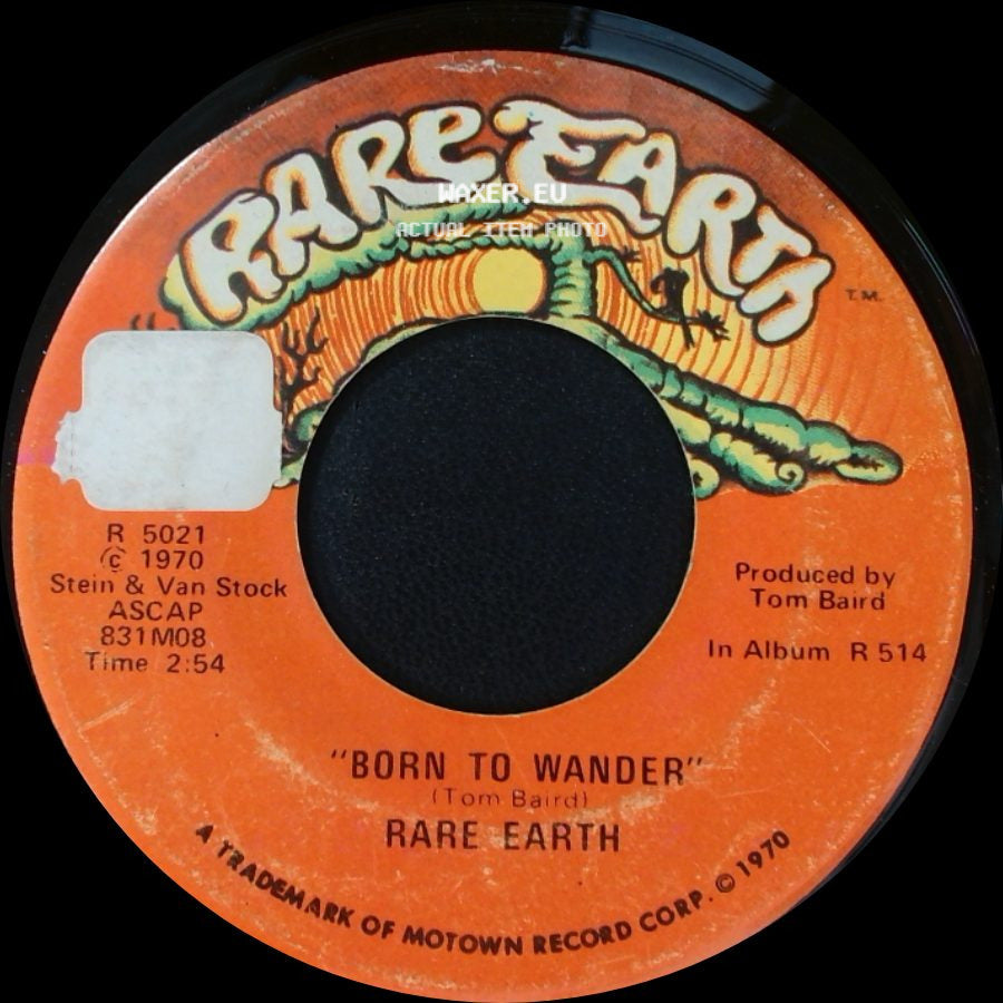 Rare Earth - Born To Wander / Here Comes The Night side A
