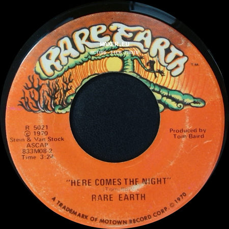 Rare Earth - Born To Wander / Here Comes The Night side B