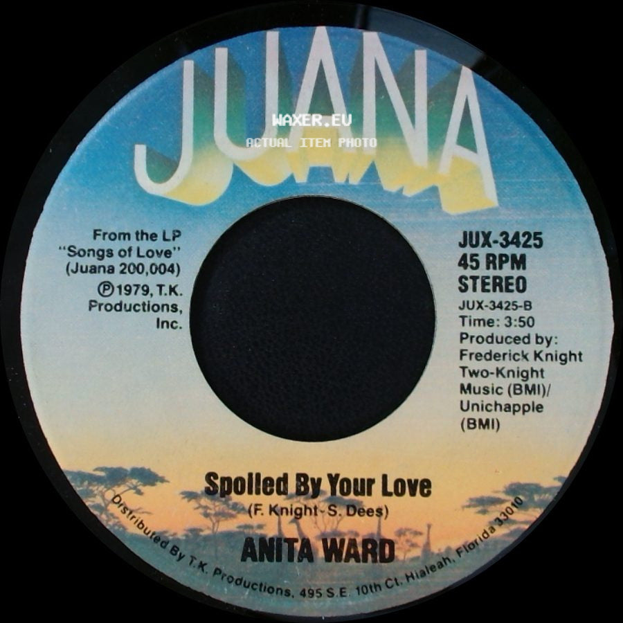 Anita Ward - Spoiled By Your Love / Don't Drop My Love side A
