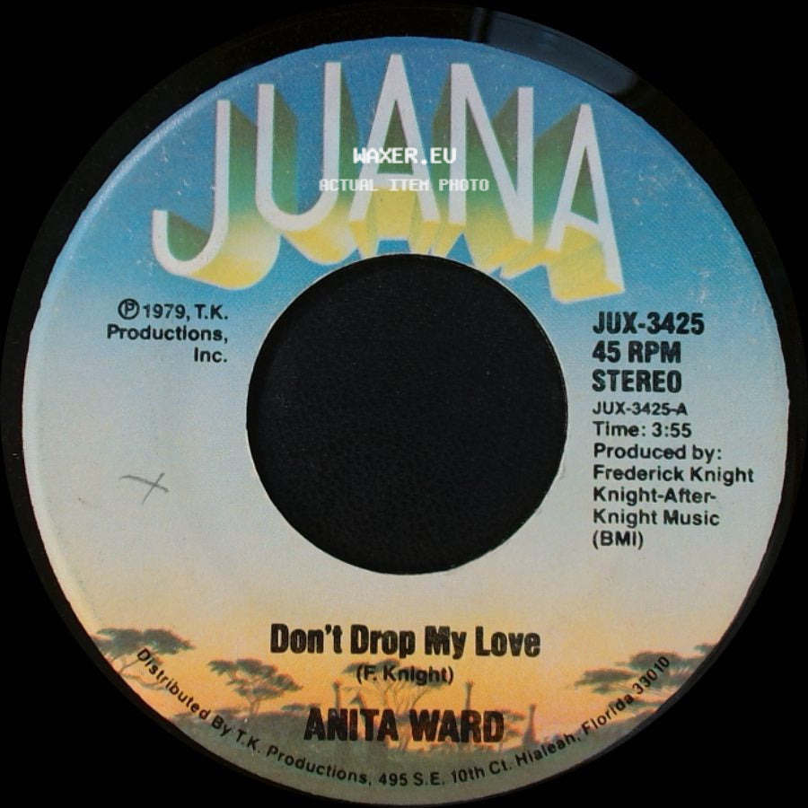 Anita Ward - Spoiled By Your Love / Don't Drop My Love side B