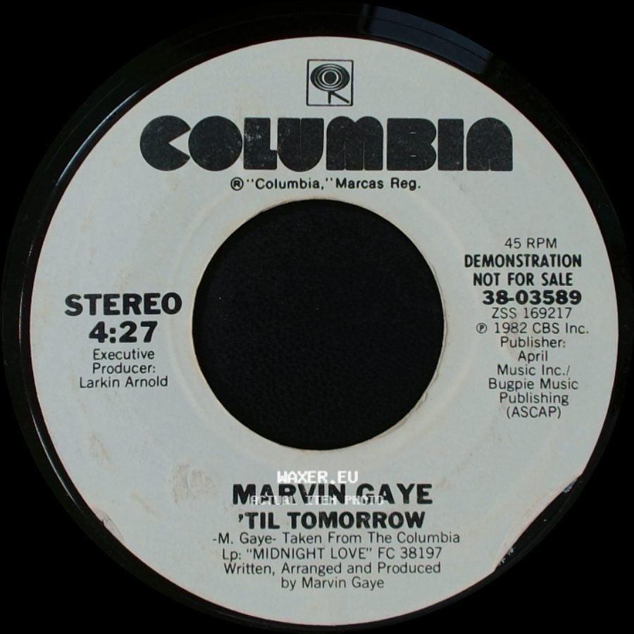 Marvin Gaye - 'til Tomorrow / 'til Tomorrow side B