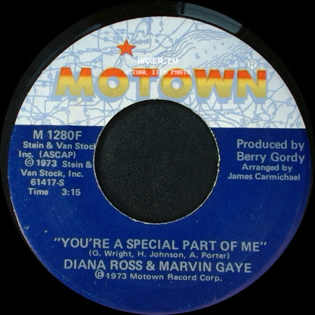 Diana Ross & Marvin Gaye - You're A Special Part Of Me / I'm Falling In Love With You side A