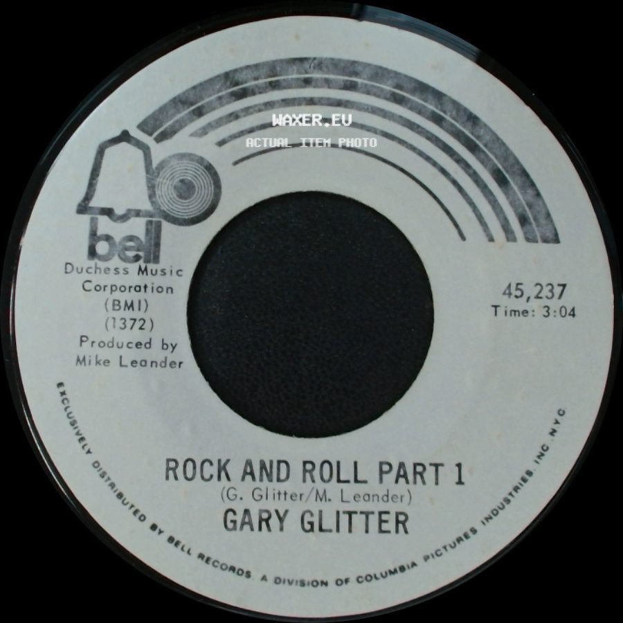 Gary Glitter - Rock And Roll Part 2 / Rock And Roll Part 1 side B