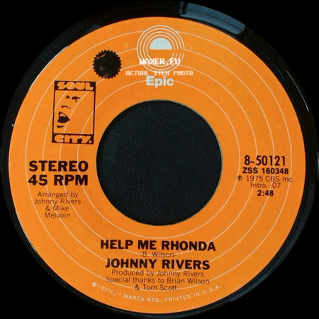 Johnny Rivers - Help Me Rhonda / New Lovers And Old Friends side A