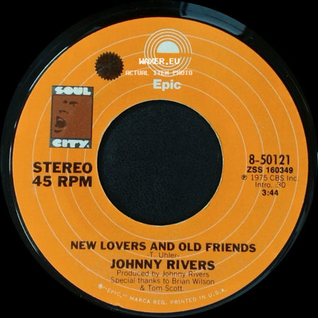 Johnny Rivers - Help Me Rhonda / New Lovers And Old Friends side B