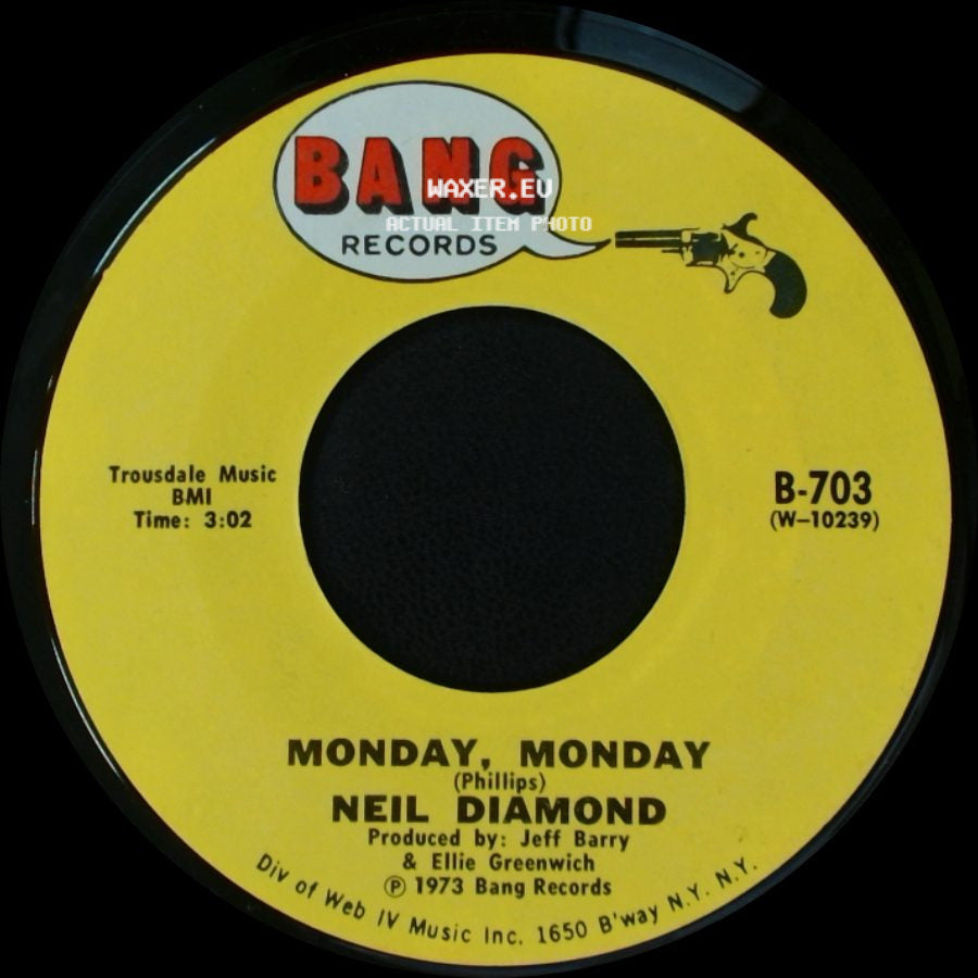 Neil Diamond - Monday, Monday / The Long Way Home side A