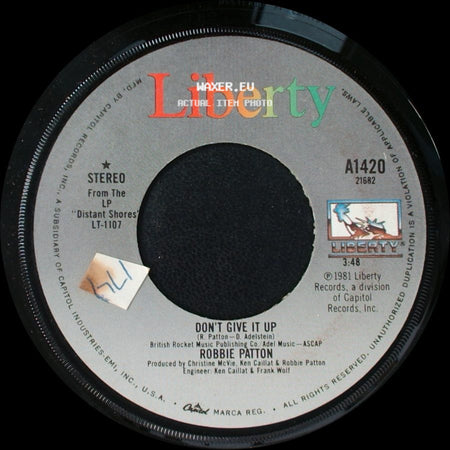 Robbie Patton - When Love Disappears / Don't Give It Up side B