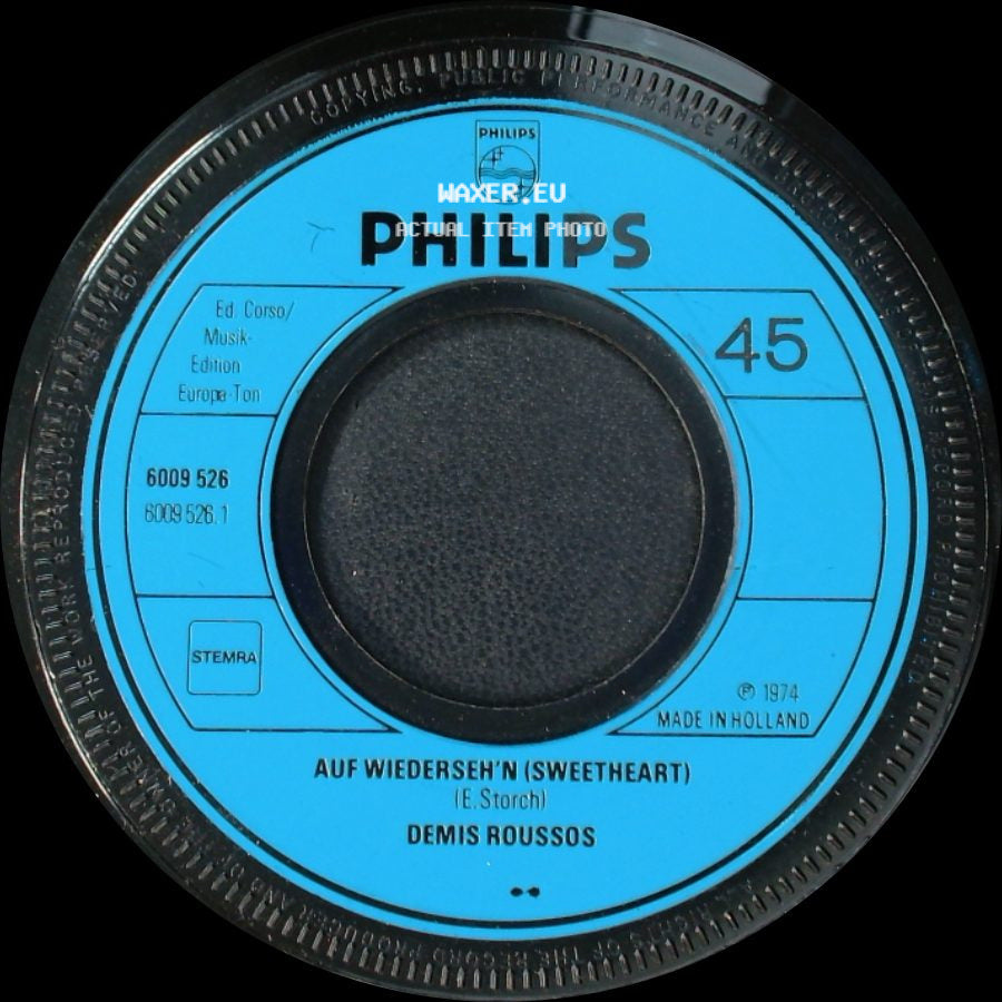 Demis Roussos - Walzer Für Zwei / Auf Wiederseh'n (Sweetheart) side B