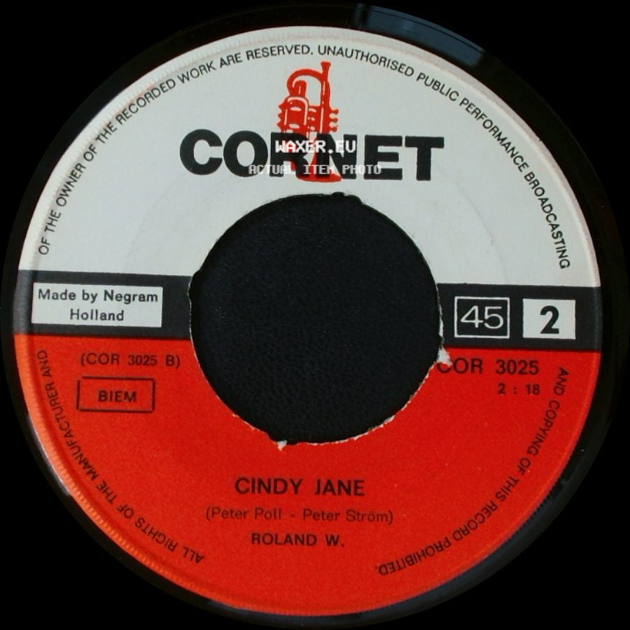 Roland W. - Monja / Cindy Jane side B
