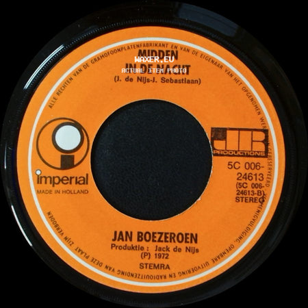Jan Boezeroen - Midden In De Nacht / Oei Oei side A