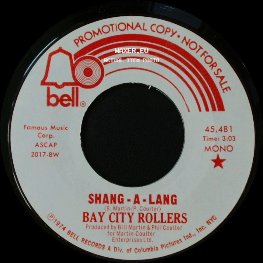 Bay City Rollers - Shang - A - Lang / Shang - A - Lang side B