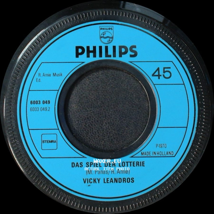 Vicky Leandros - Das Spiel Der Lotterie / St. Tropez-Gitarren Bei Nacht side A
