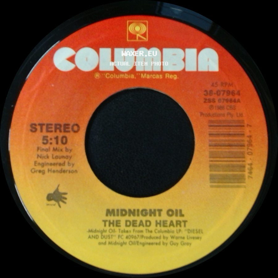Midnight Oil - The Dead Heart / Kosciusko side A