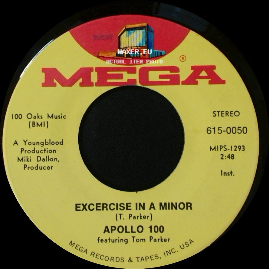 Apollo 100 Featuring Tom Parker / Apollo 100 - Joy (J. S. Bach) / Excercise In A Minor side B