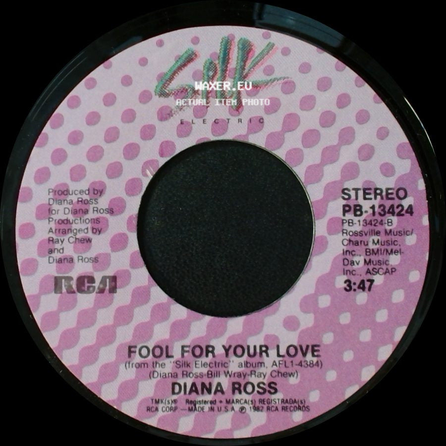 Diana Ross - Fool For Your Love / So Close side A