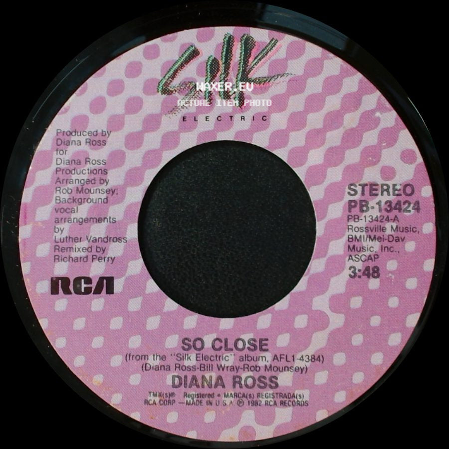 Diana Ross - Fool For Your Love / So Close side B