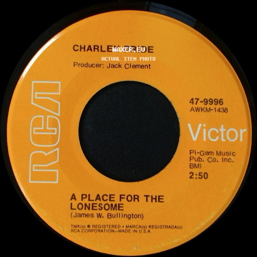 Charley Pride - A Place For The Lonesome / I'm Just Me side A
