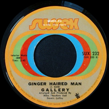 Gallery - Nice To Be With You / Ginger Haired Man side B