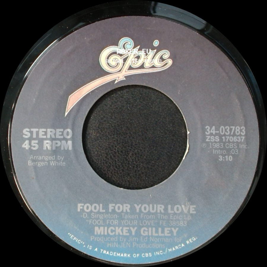 Mickey Gilley - Fool For Your Love / Shakin' A Heartache side A
