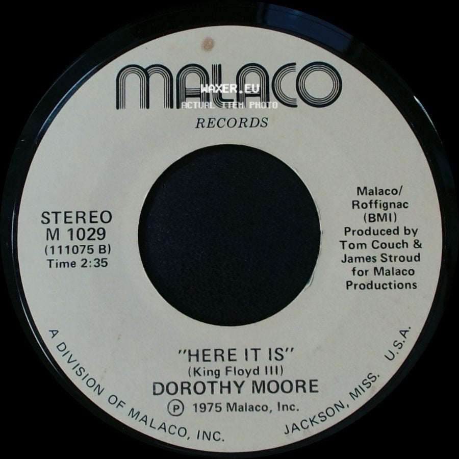Dorothy Moore - Misty Blue / Here It Is side B