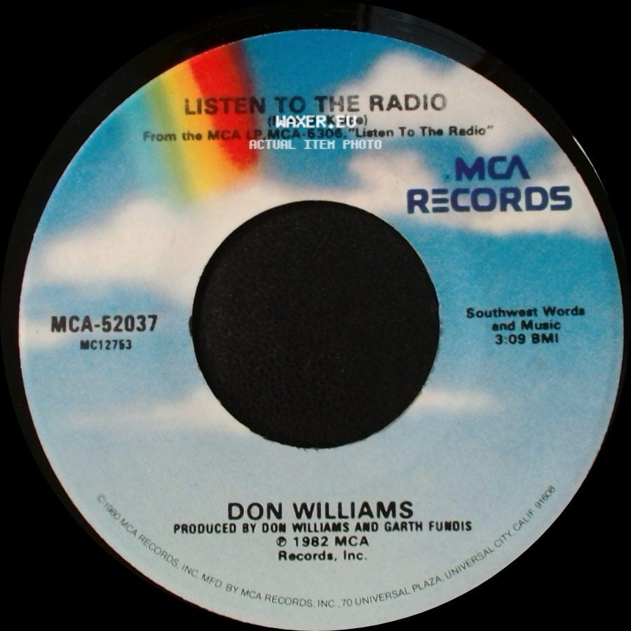 Don Williams - Listen To The Radio / Only Love side A