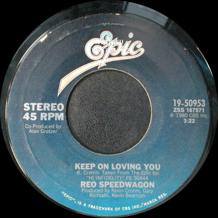 Reo Speedwagon - Follow My Heart / Keep On Loving You side B