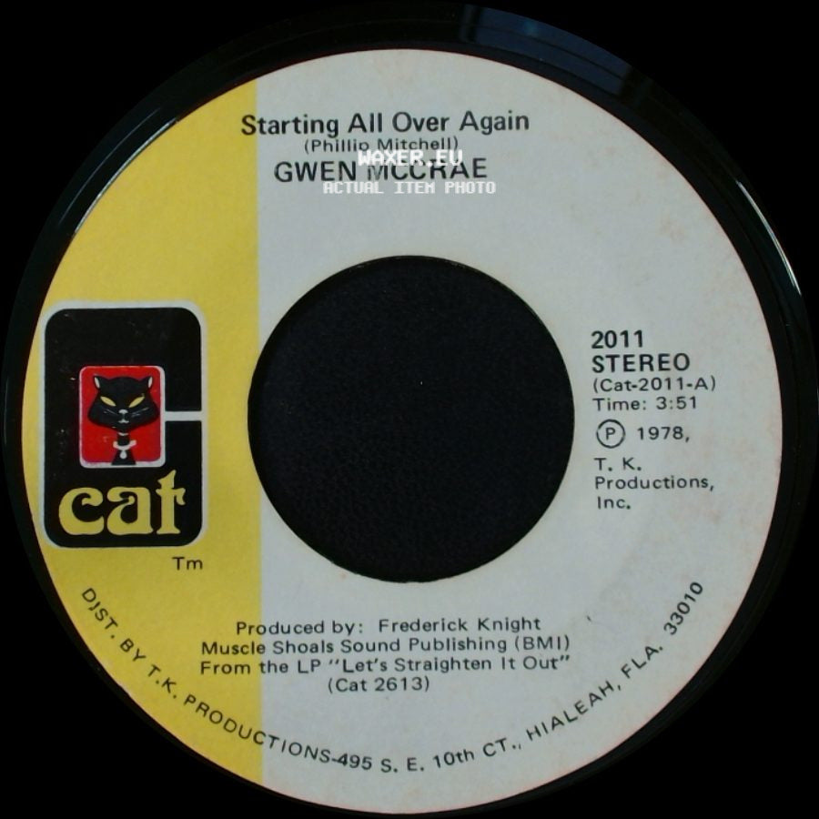 Gwen Mccrae - At Bedtime / Starting All Over Again side B