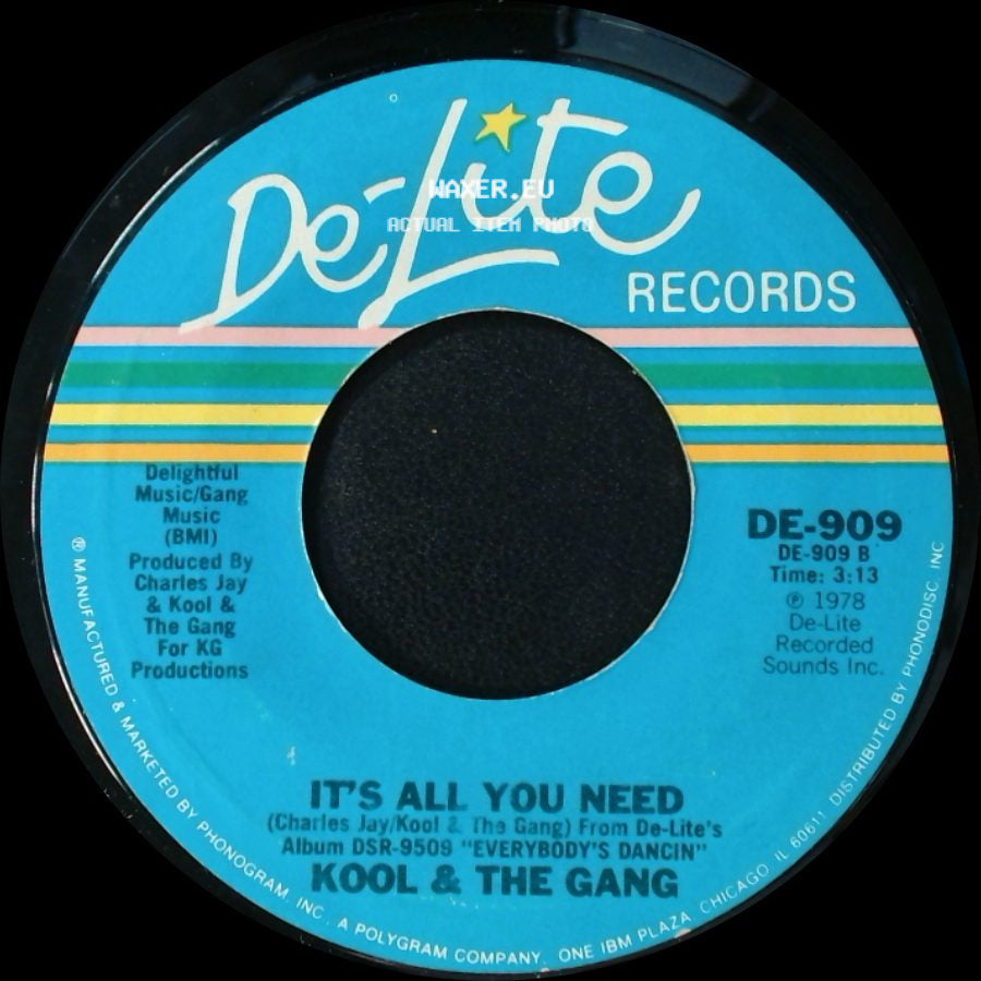 Kool & The Gang - It's All You Need / I Like Music side A