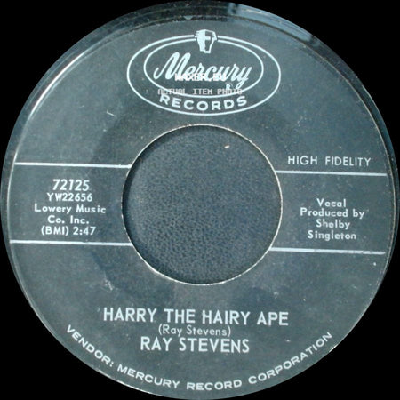 Ray Stevens - Harry The Hairy Ape / Little Stone Statue side A