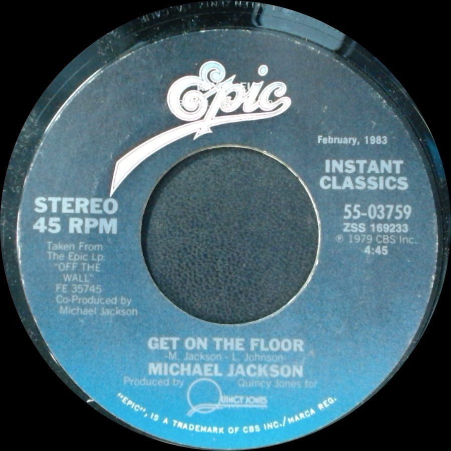 Michael Jackson - Get On The Floor / Beat It side A
