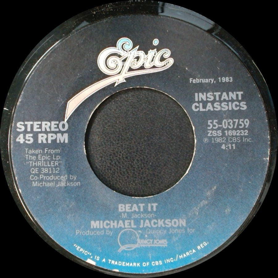 Michael Jackson - Get On The Floor / Beat It side B