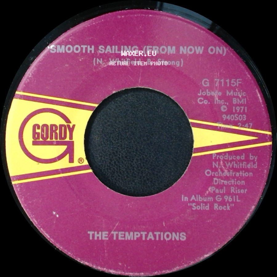 The Temptations - Take A Look Around / Smooth Sailing (From Now On) side B
