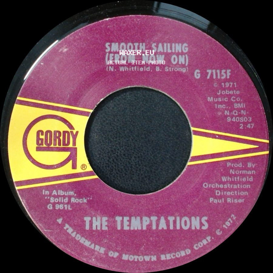 The Temptations - Take A Look Around / Smooth Sailing (From Now On) side B