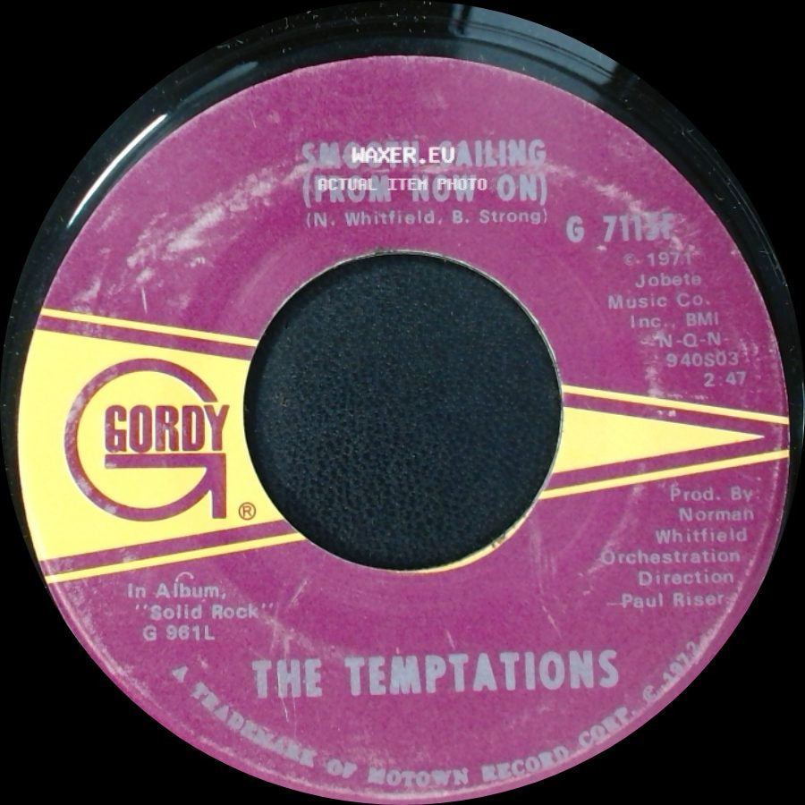 The Temptations - Take A Look Around / Smooth Sailing (From Now On) side B