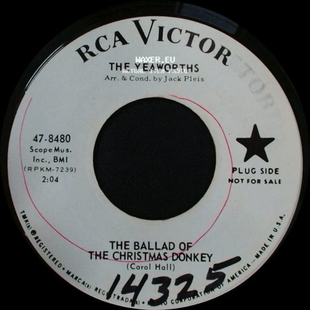 The Yeaworths - The Ballad Of The Christmas Donkey / Oky-Doky-Tokyo side A