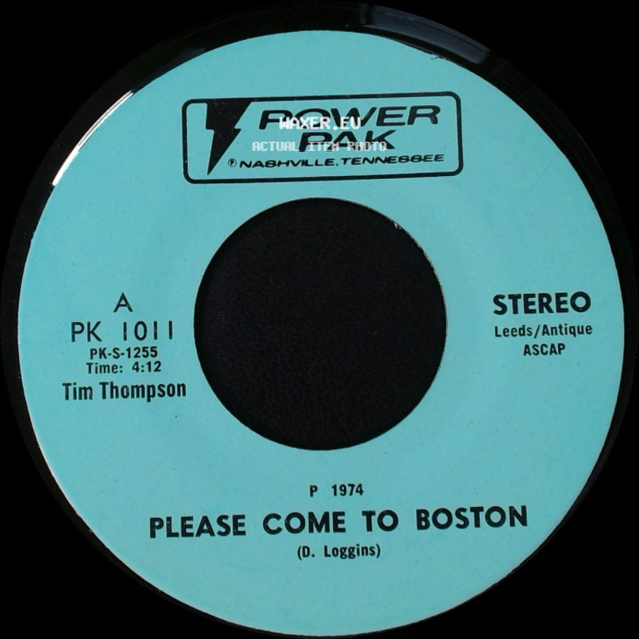 Tim Thompson / Howard Coleman - Please Come To Boston / Hell Of A Woman side A