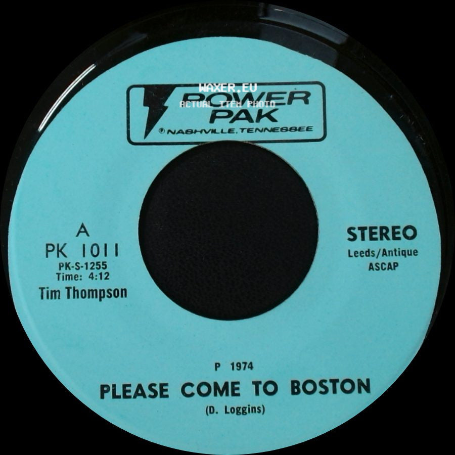 Tim Thompson / Howard Coleman - Please Come To Boston / Hell Of A Woman side A