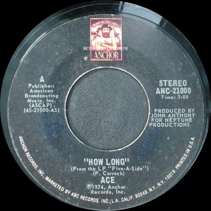 Ace - Sniffin' About / How Long side B