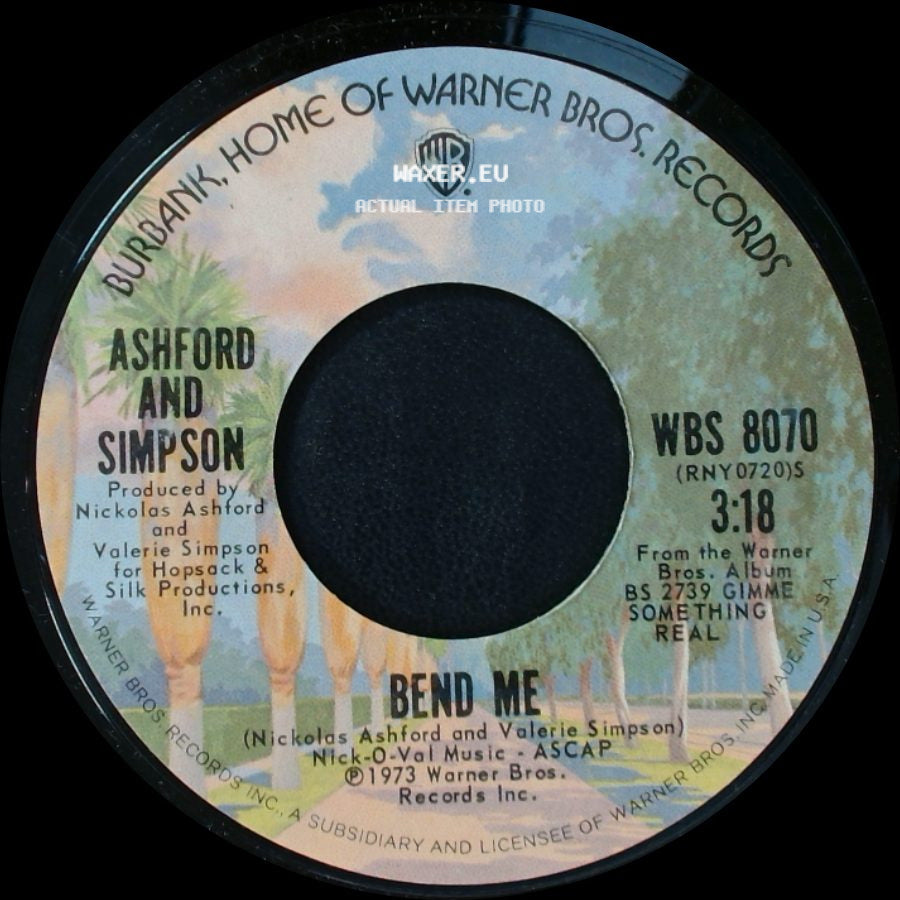 Ashford And Simpson - Bend Me / Ain't Nothin' But A Maybe side A