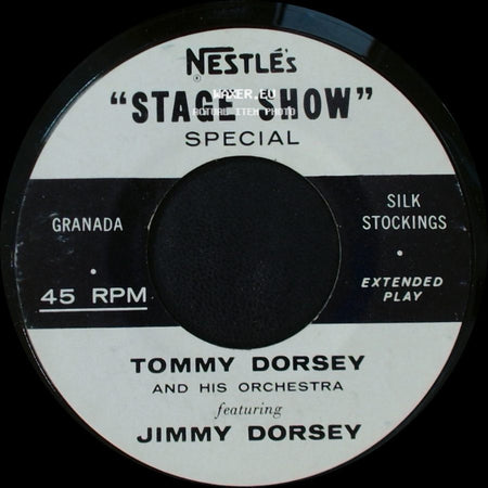 Tommy Dorsey And His Orchestra Featuring Jimmy Dorsey - Unknown Title A / The High And The Mighty / You're My Everything side A